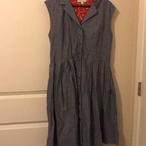 Emily and Fin, Modcloth denim shirtdress